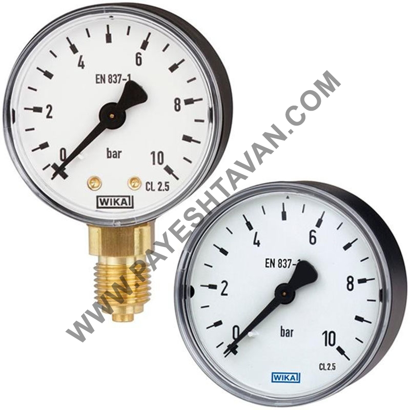 گیج فشار <br>Bourdon Tube Pressure Gauge<br>111.12
