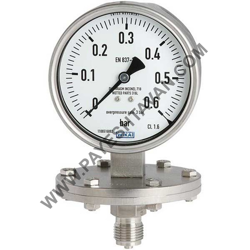  گیج فشار دیافراگمی<br>Diaphragm pressure gauge<br> 432.56