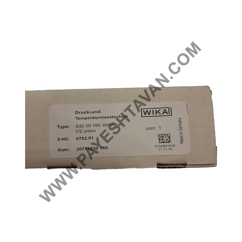 گیج فشار<br>Pressure Gauge<br> 632.50.100