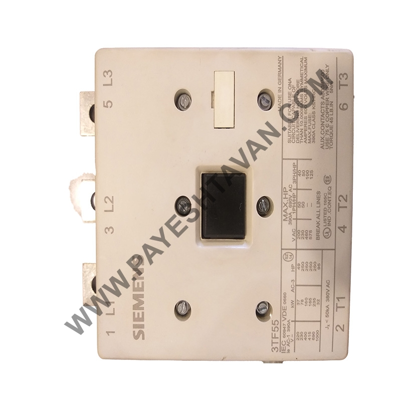 کنتاکتور<br>AC CONTACTOR<br>3TF55