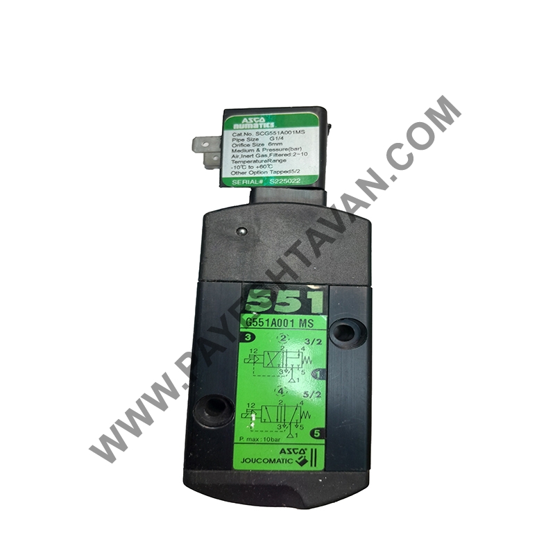 شیر سلونویدSOLENOID VALVESCG551A001MS