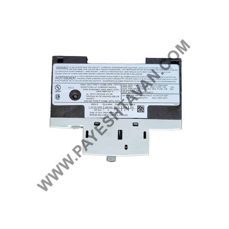 کنتاکتور<br>CIRCUIT BREAKER<br>3RV1011-0GA10