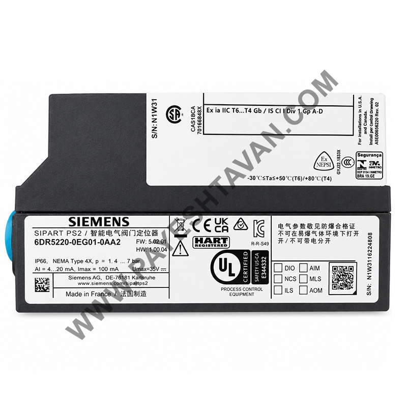 پوزیشنرPOSITIONER6DR5220-0EG01-0AA2