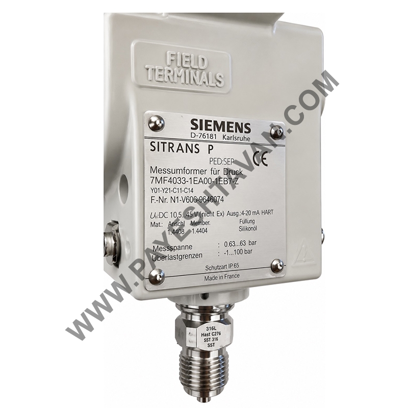 ترانسمیترفشار PRESSURE  TRANSMITTER7MF4033-1EA00-1EB7-Z 