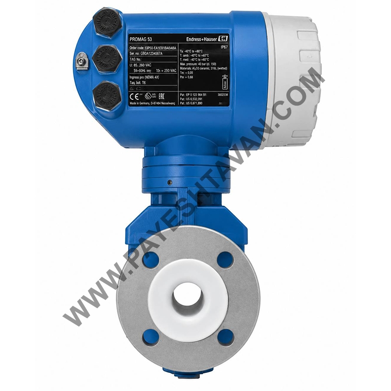فلومتر الکترومغناطیسیELECTROMAGNETIC FLOWMETER53P25-EA1B1BA0ABAJ