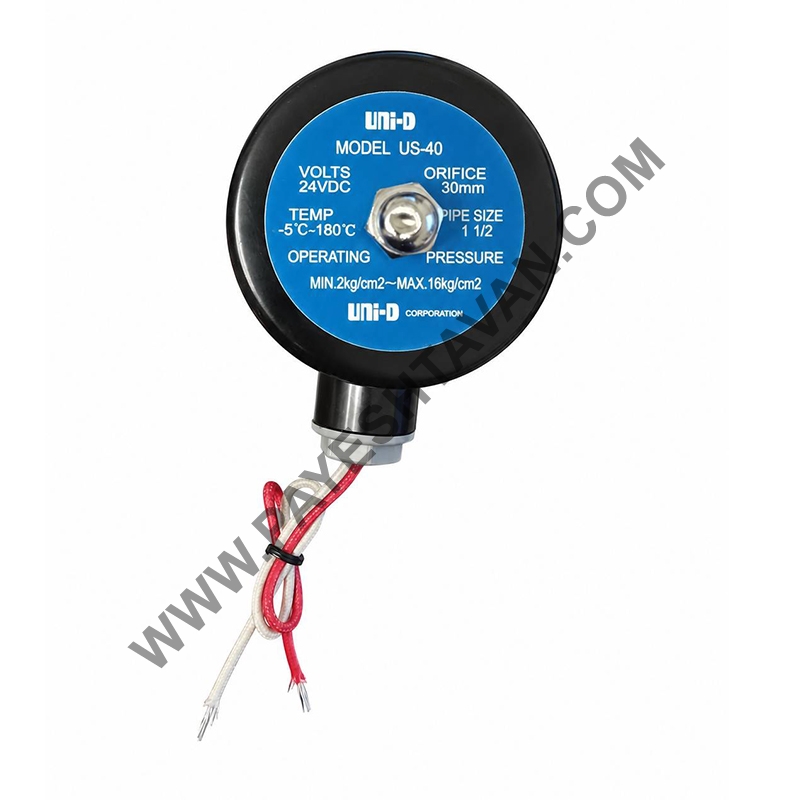 شیر برقی< br>SOLENOID VALVE US-40 24VDC