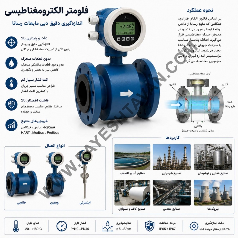 فلومتر الکترومغناطیس