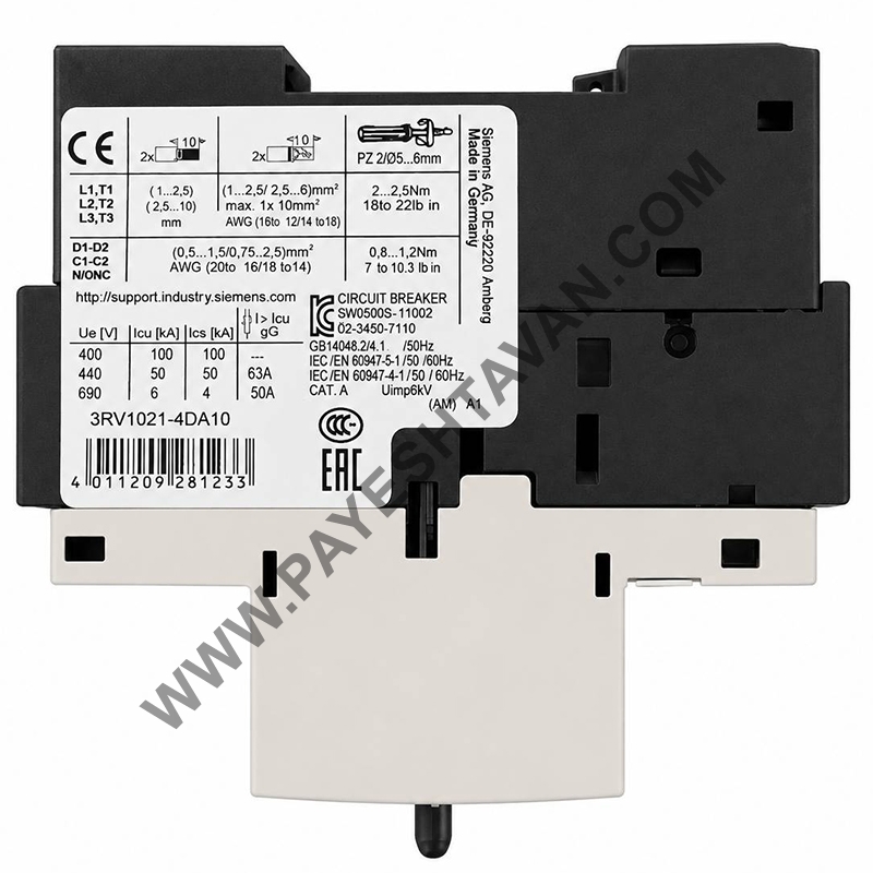 کنتاکتورCIRCUIT BREAKER3RV1021-4DA10