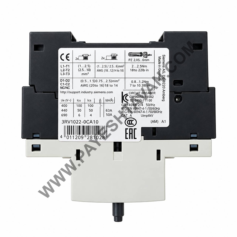 کنتاکتورCIRCUIT BREAKER 3RV1021-OCA10